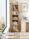 Acrylic storage cabinet, all solid wood hand-made cabinet, one-piece floor-standing bookshelf, bookcase storage, multi-layer toy display cabinet