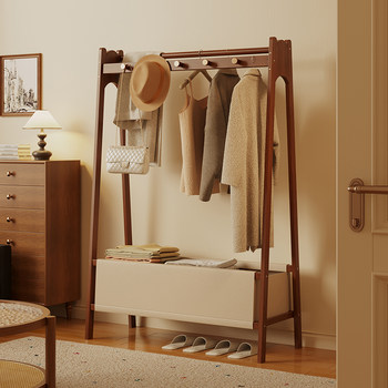 Floor-Standing Clothes Rack for Bedroom, Space-Saving Coat Rack, 2026 New Model, Room Bedside and Foot-Of-Bed Clothing Storage Solution