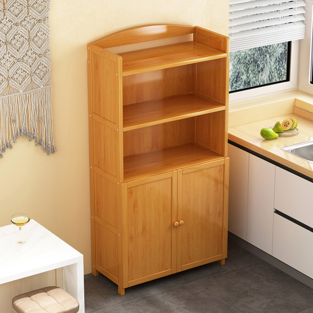 Kitchen Storage Rack, Floor-Standing Household Multifunctional Cabinet, Storage Cabinet, Cupboard, Sideboard, Microwave Oven, Oven Storage Cabinet