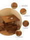 Folding Table for Home Use, Small Apartment, Solid Wood, No Assembly Needed, Simple Dining Table, Outdoor Stall Portable Dining Table, 2026 Hot Model