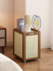 Vintage-Style High-Appearance Dirty Laundry Basket with Wheels, Multifunctional Large-Capacity Household Storage Basket, Toy Storage Bin