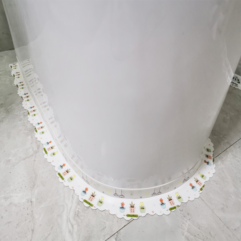 Toilet sticker decorative edge waterproof sticker toilet base anti-fouling beauty seam sticker anti-fouling wall corner gap sticker