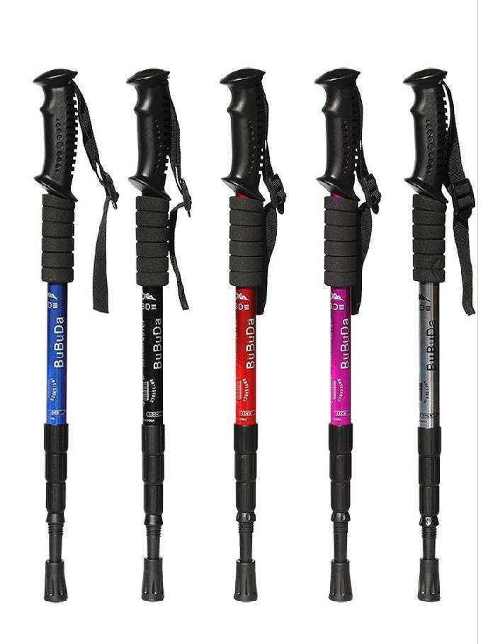New abrasion resistant rubber head abduction Durable Survival Outdoor Foot Trekking Mountaineering portable climbing multifunction