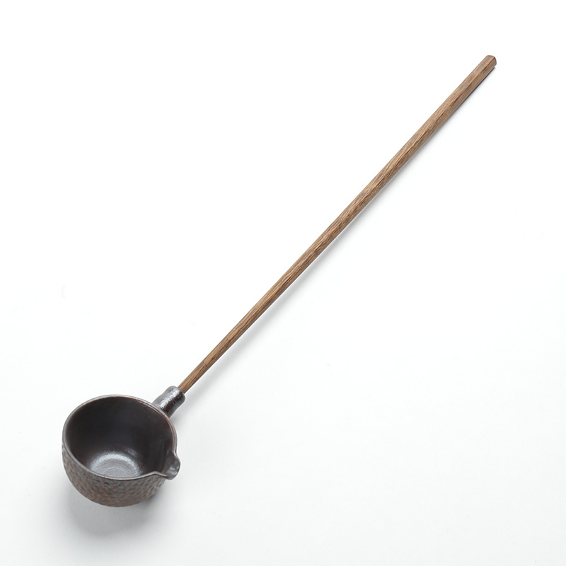 Household ceramics boiled tea spoon tea tea ware points kung fu tea accessories boiling tea spoon points of tea ware bowl