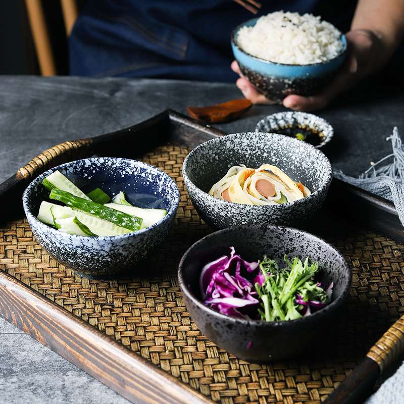 Creative move star household ceramic bowl dessert bowl of fruit salad bowl shaped bowl dish bowl snack bowl bowl of sushi