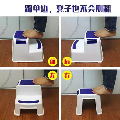 Widened plastic stools, thickened children's toothbrushes, raised ladders, children's chairs, double-layer furnishings, children's feet in the hall
