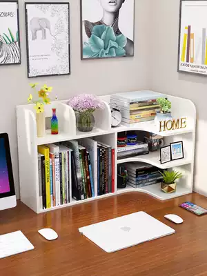 Bookshelf on the desk Simple office space-saving children's desktop small bookshelf storage student corner bookcase