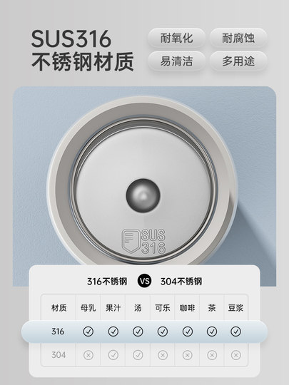 Taosen Direct Drinking Insulated Water Bottle for Boys, Large Capacity, Men's Style, 316 Stainless Steel, for Junior High School Students, High-End Feel, 2026