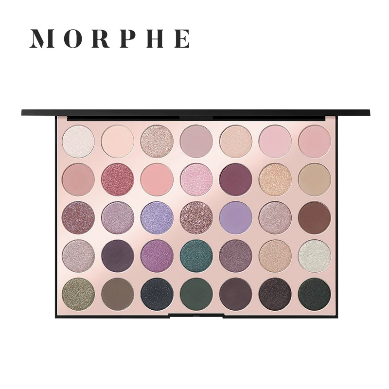 Синие тени Morphe, фиолетовый праймер для макияжа, земляные оттенки