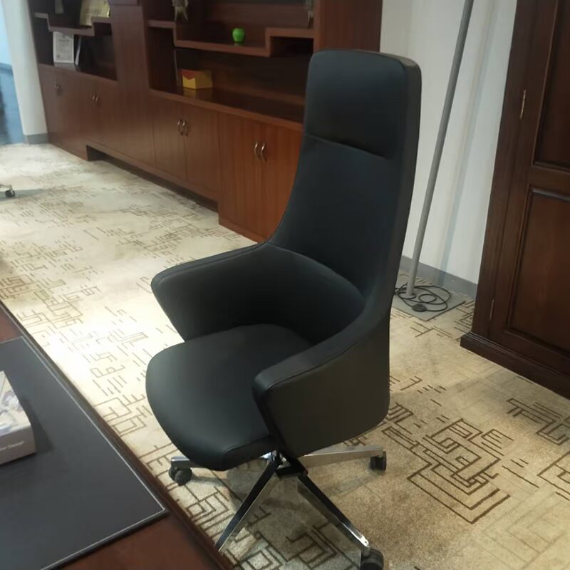 Công viên Thượng Hải Hao nhà sản xuất đồ nội thất tùy chỉnh gỗ sồi mới ông chủ rắn gỗ bàn điều hành chủ tịch quản lý bàn ghế - Nội thất văn phòng ghế ngồi máy tính