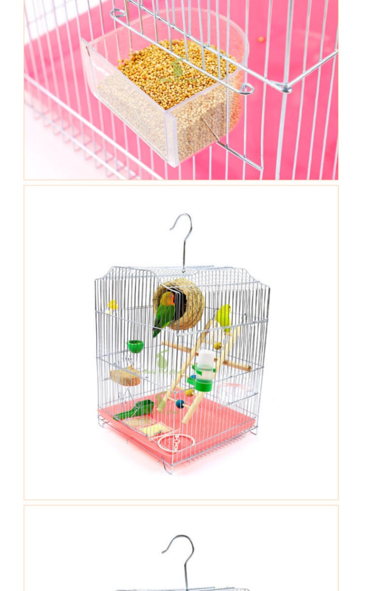 Lồng chim lớn lồng chim sáo lồng lồng vẹt 鹩 哥 lồng / chim cung cấp / lồng chim không gỉ mạ - Chim & Chăm sóc chim Supplies long chim chao mao