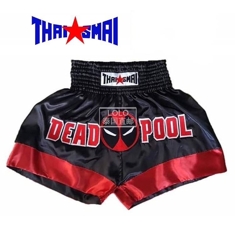 Thaismai Thailand Original Imported Authentic Muay Thai Fighting Shorts Deadpool Cartoon Cute Boxing Shorts Thaismai Thailand Original Imported Authentic Muay Thai Fighting Shorts Deadpool Cartoon Cute Boxing Shorts