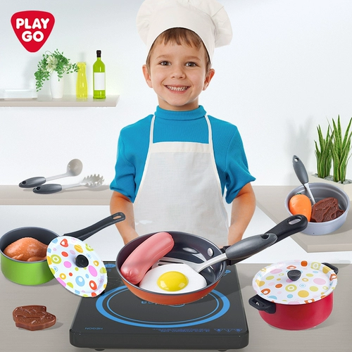 Детская семейная маленькая игрушка, интерактивный комплект, реалистичная кухонная утварь, для детей и родителей