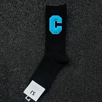 Черно -цветореализированный синий Big C Double -Needle одна пара паров