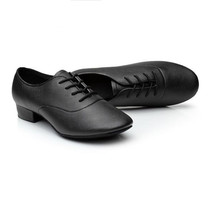 Men's shoes dance shoes Latin dance shoes men's black few children adult soft sole training shoes square dance shoes new