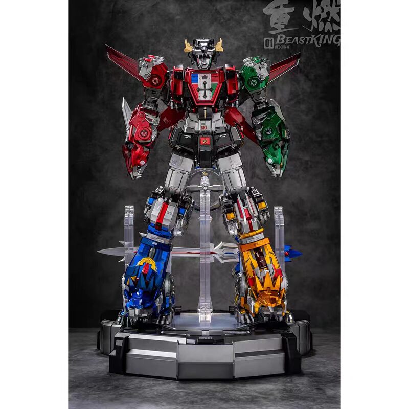 In Stock, Rekindled Beast King, Hundred Beast King, Golden Battle God, Detachable, Light-Up Alloy Finished Model