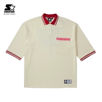 STARTER mùa hè mới màu áo liền thân màu áo thun Áo phông xu hướng thể thao giản dị áo sơ mi POLO retro trung tính - Áo polo thể thao áo polo aremi