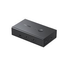 Greenlink kvm switcher two-in-one-out HDMI screen cutter 4K high-definition mouse keyboard computer shared USB display printer sharer one-to-two VGA8 4 2-in-1 splitter