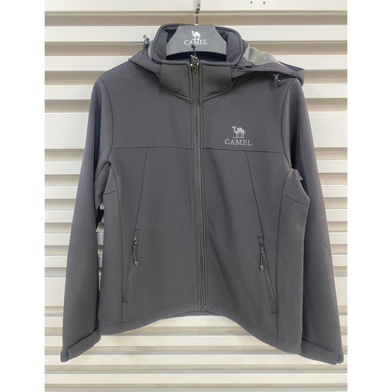 2026 Autumn/Winter CAMEL Outdoor Authentic Product H26Wz29024 Women's Softshell Jacket with Detachable Hood
