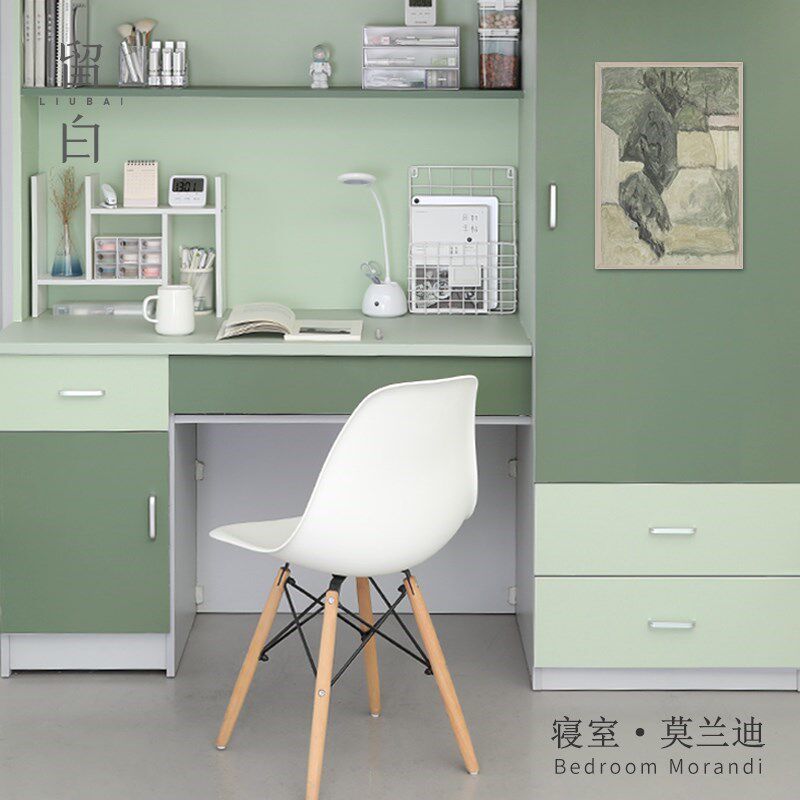 Table Sticker Desk Ins Student Stickers Desktop Learning Table Waterproof Self-Glued Teenage Girl Dorm Wall College Student Table Cabinet