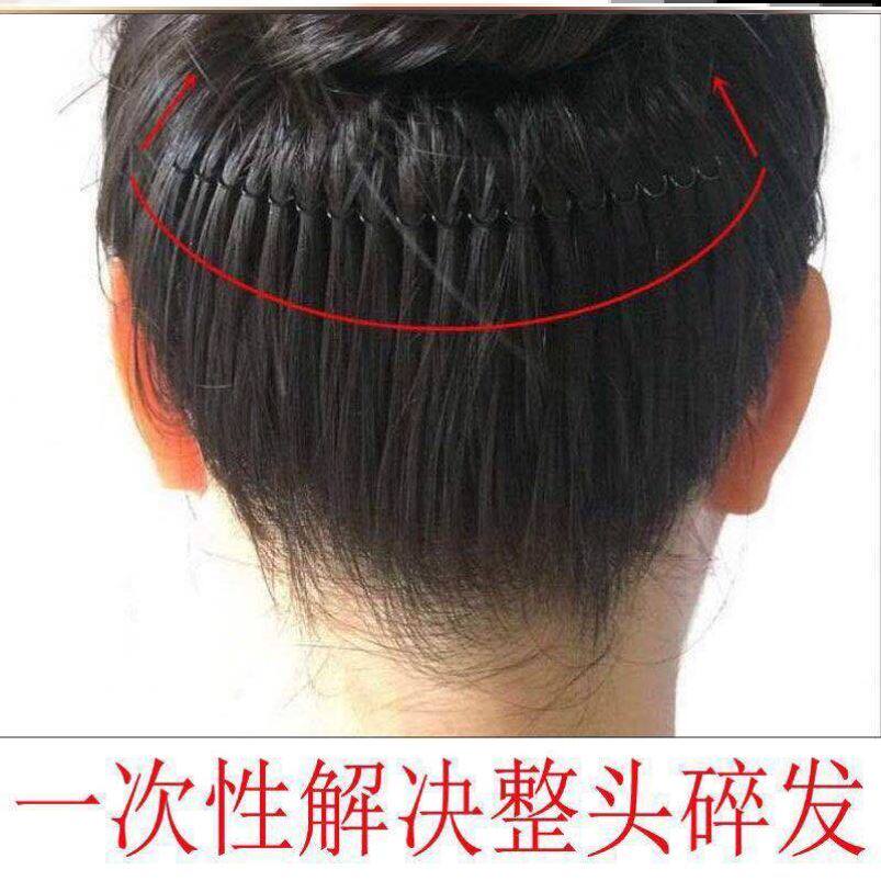  Bangs front hair insert comb black wire hair comb broken hairpin sub-toothed headband hairpin hairpin hairpin
