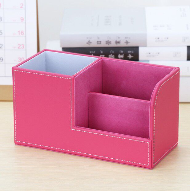 Q3 Universal desktop containing box with single section black 1