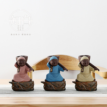 Zhibai purple sand tea leak two on tea tea filter kung fu tea set accessories glass male Cup creative filter