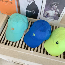 Duck Tongue Cap Spring Autumn Thin summer sun shade Han series Letter B Childrens baby Candy Color Speed Dry Baseball Cap Children