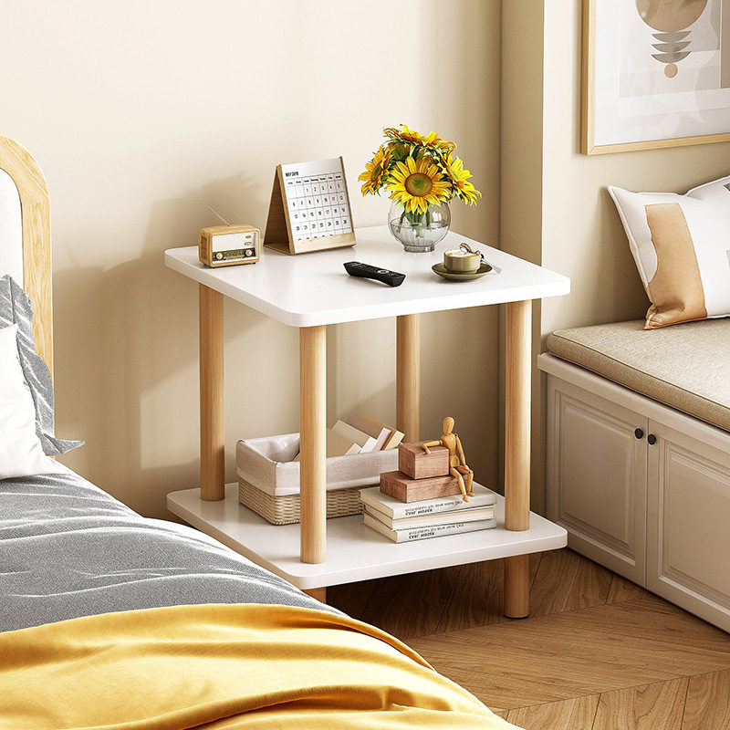 Bed Head Cabinet Girls Bedroom Simple Bedside Table Home Nordic Headboard Shelve Multifunction Mini Lockers