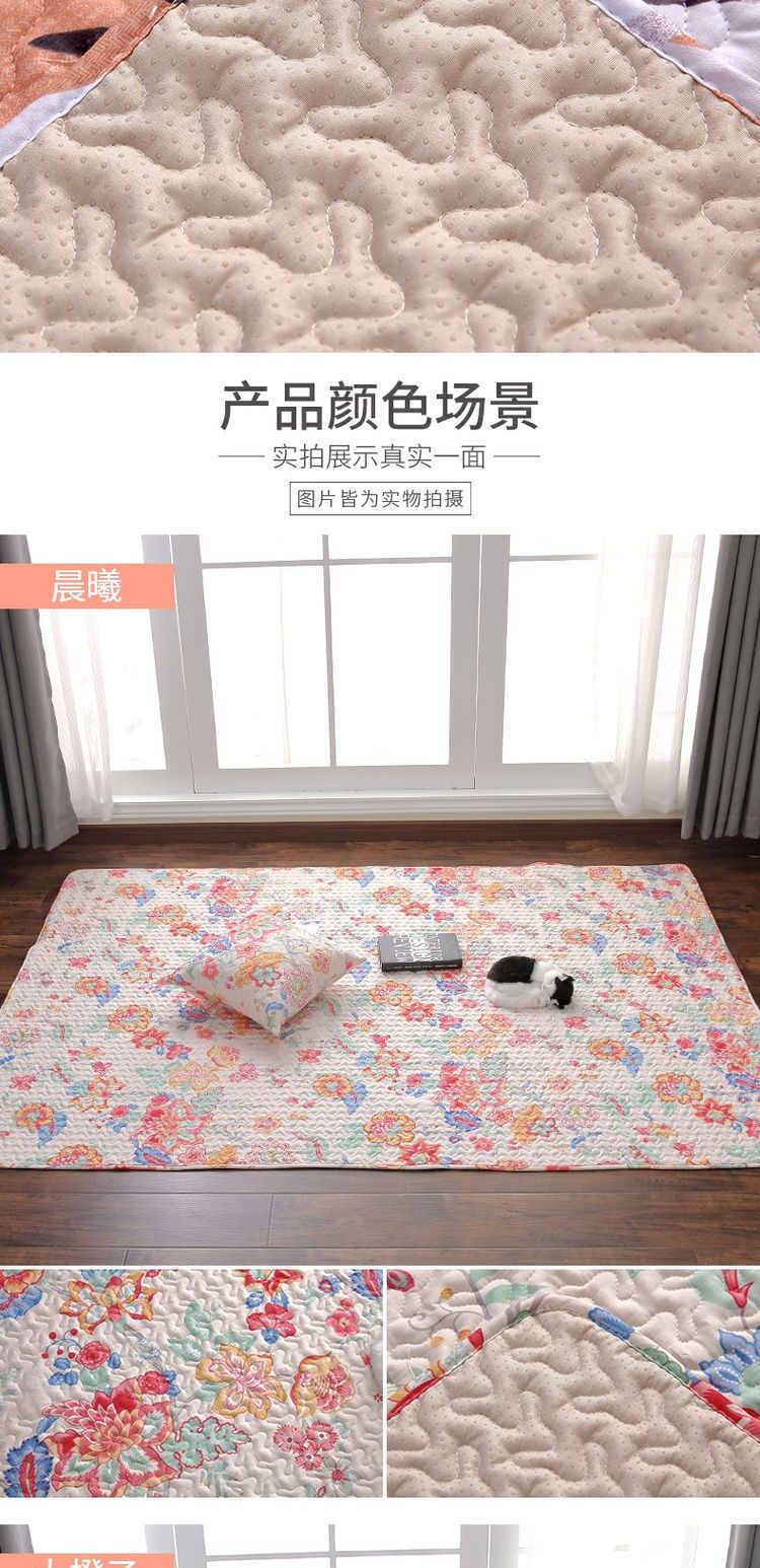Vải cotton Nhật Bản bàn cà phê trẻ em chơi trò chơi bò mat phòng khách phòng ngủ thảm trải sàn - Thảm thảm sàn nhà