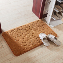 Memory cotton absorbent mat bathroom bathroom door quick-drying non-slip mat kitchen entrance door mat small carpet mat