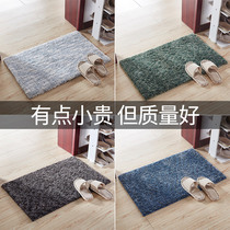 Access floor mat household door flocking carpet doormat bedroom kitchen bathroom absorbent foot mat bathroom non-slip mat