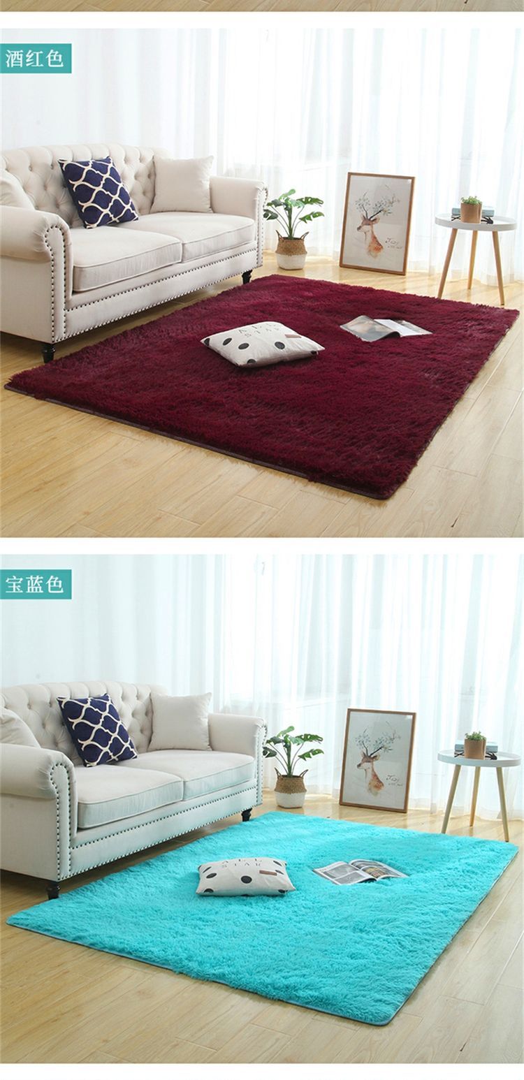 Ins phòng khách màu xám bàn cà phê thảm phòng ngủ phòng đầy đủ cửa hàng ảnh đỏ hình ảnh đầu giường vịnh cửa sổ ban công thảm - Thảm thảm cuộn trải sàn