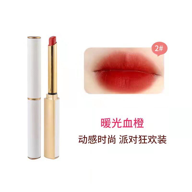 The beauty makeup Mr. Dong subsidized the small sheep leather lipstick with red warm light blood orange not to drop the color of the students' party fine branch lipstick