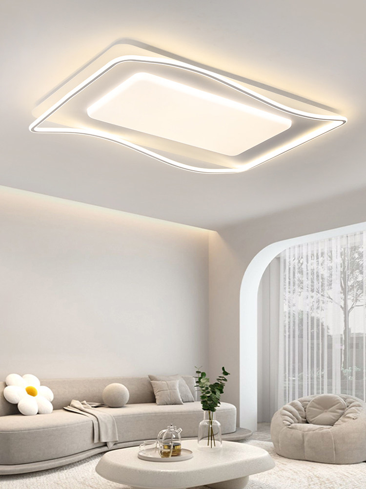 2024 New Casual Modern Living Room Led Ceiling Lamp Cream Style Bedroom Internet Celebrity Room Restaurant Study Lamps