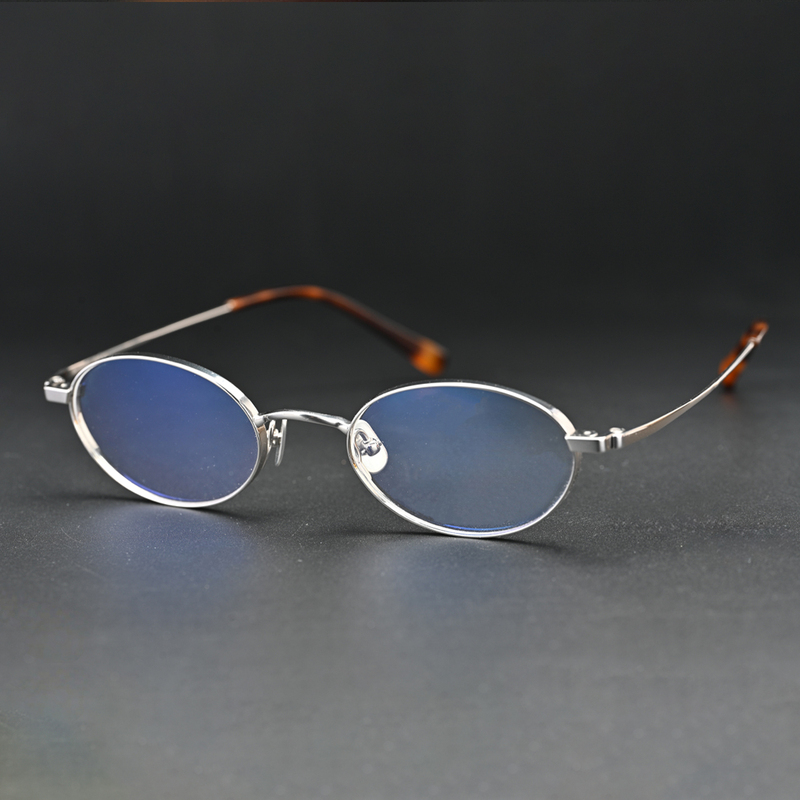 Ultra-Light Korean Small-Frame Glasses for Myopia, Men's Oval Frame Glasses with High Degree of Myopia, Women's Glasses 6675 Ultra-Light Korean Small-Frame Glasses for Myopia, Men's Oval Frame Glasses with High Degree of Myopia, Women's Glasses 6675