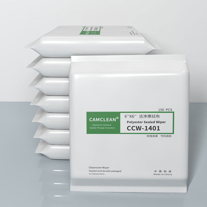 Polyester fiber wipe cloth EDI ultra pure water cleaning clean room dust - free packaging high quality 6 inch dust - free cloth