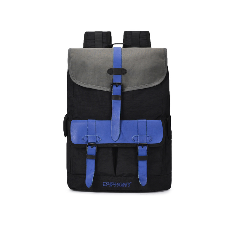 Epiphqny Reborn xanh khâu vai Large Backpack Xu hướng thời trang túi Travel Bag Anti-Splash Bag nước