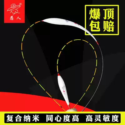 Fool fish float High sensitivity nano float set Anti-wind and waves anti-water myopia Bold eye-catching Crucian carp float