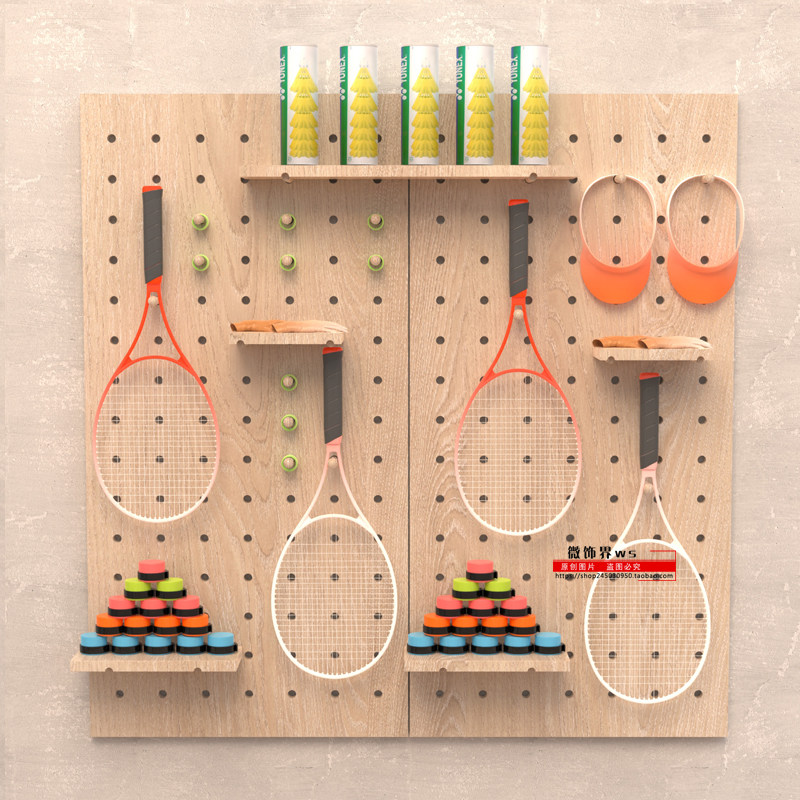 高端网球拍架子，让家居更优雅 Tennis Racket Display Rack 🏓-网球拍-淘宝好物网
