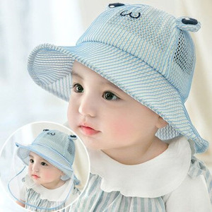 【买一送一】薄款婴儿遮阳帽渔夫帽