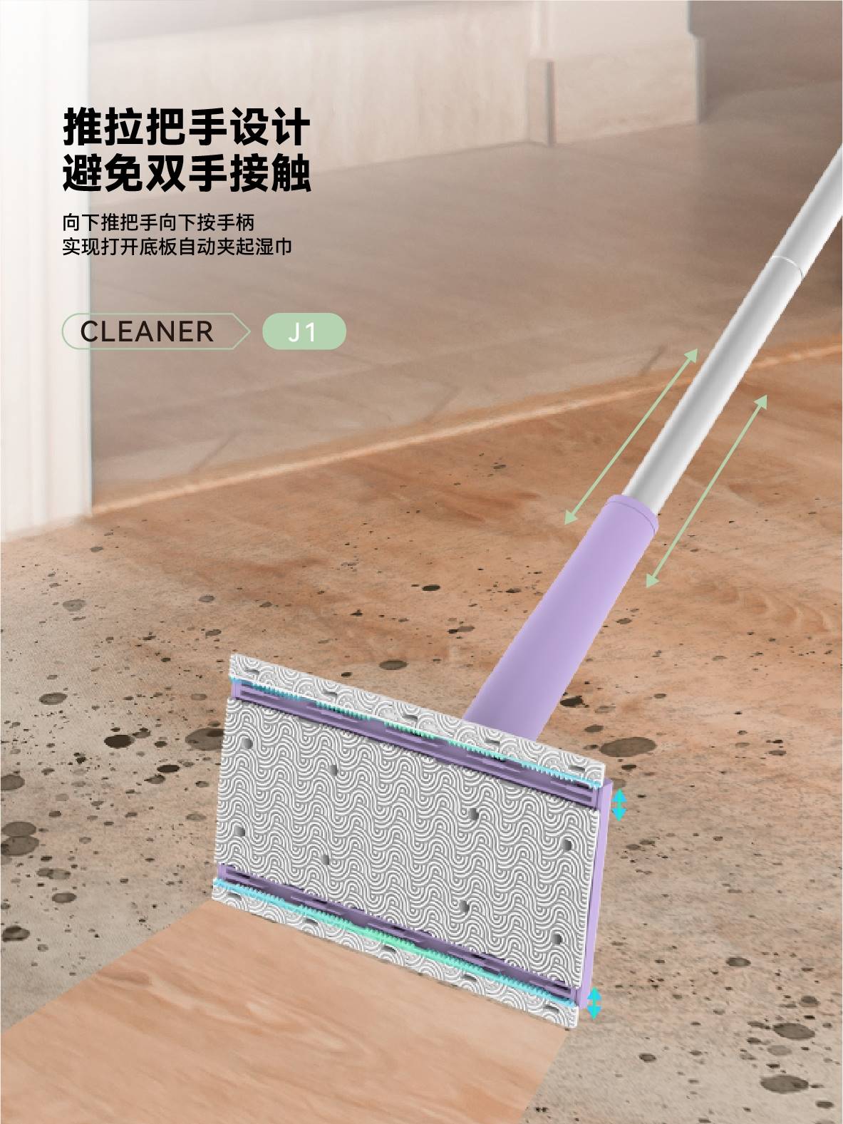 (send a double-sided cloth small clip) a few fully automatic washcloth with a small mop to get oil without dirty hands and a small mop-Taobao