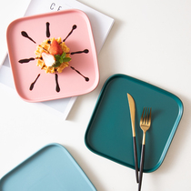 Plate creative steak plate spaghetti plate Western tableware set flat plate Net red plate Nordic plate