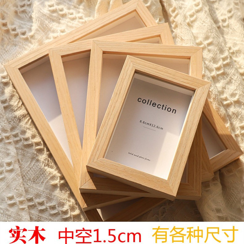 Solid Wood Simple Three-Dimensional Hollow Specimen DIY Handmade Display Stand Insect Clay Dried Flower Nail Art Wall Hanging Display Frame Solid Wood Simple Three-Dimensional Hollow Specimen DIY Handmade Display Stand Insect Clay Dried Flower Nail Art Wall Hanging Display Frame