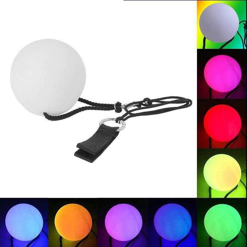 Ball Stage Performance RGB 3LEDs POI Thrown Balls 