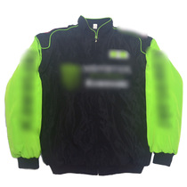 Racing suit trendy style ins style European and American style fully embroidered casual cotton suit A299