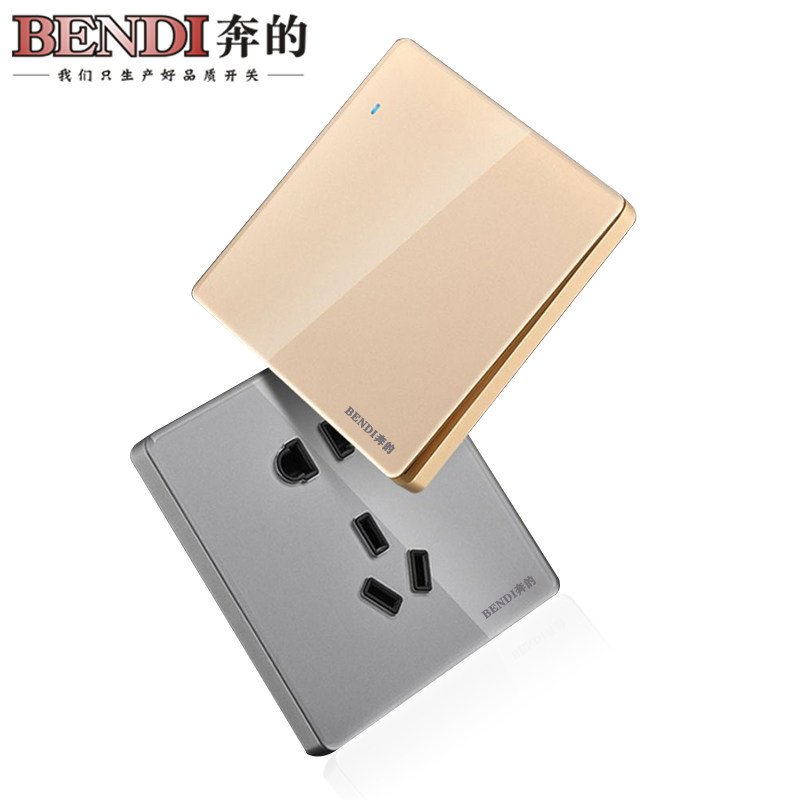 SWITCH SOCKET NEW TYPE GLASS CRYSTAL 86 FIVE HOLES MANUFACTURER VARIETY COMPLETE FLAME RETARDANT LARGE PLATE SINGLE CONTROL DOUBLE CUT PANEL