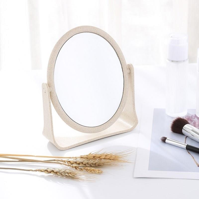 shun 7 double-face rotatin mirror table mirror simple