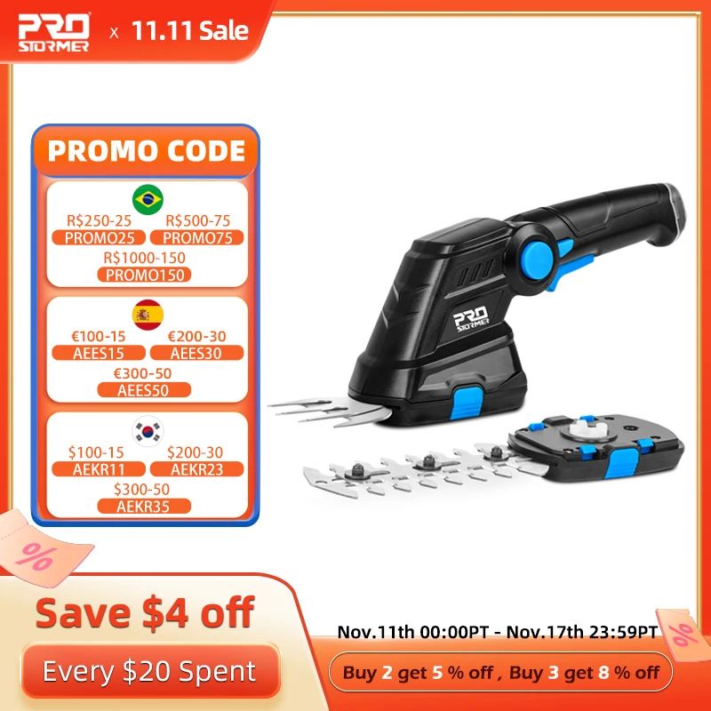 2 in 1 Electric Hedge Trimmer Cordless 3 6V USB Household La