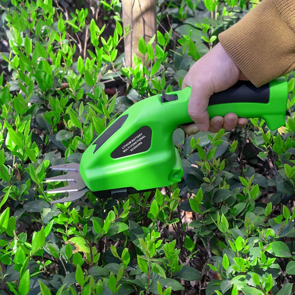 2 In 1 Cordless Hedge Cutter Electric 36 V Garden Trimmers R